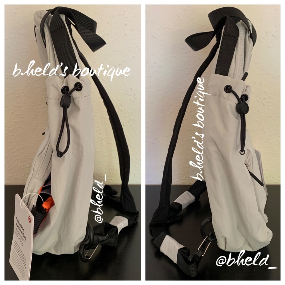 lululemon Pack and Go Multi Wear Bag in Vapor/Black Grey Neutral Brand New NWT - Picture 9 of 16